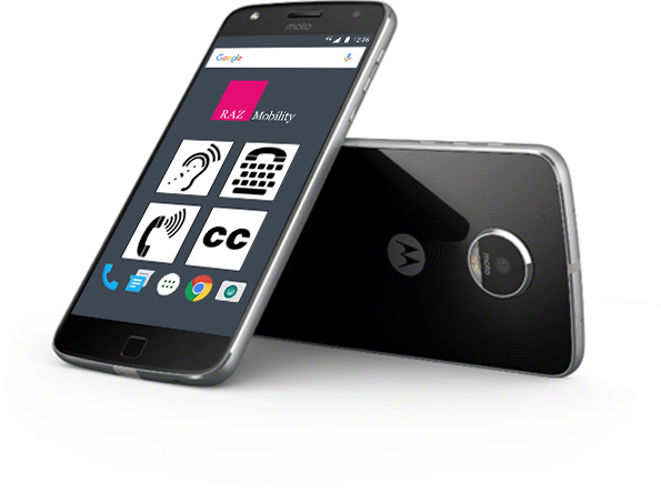 Image, two Moto Z Play smartphones
