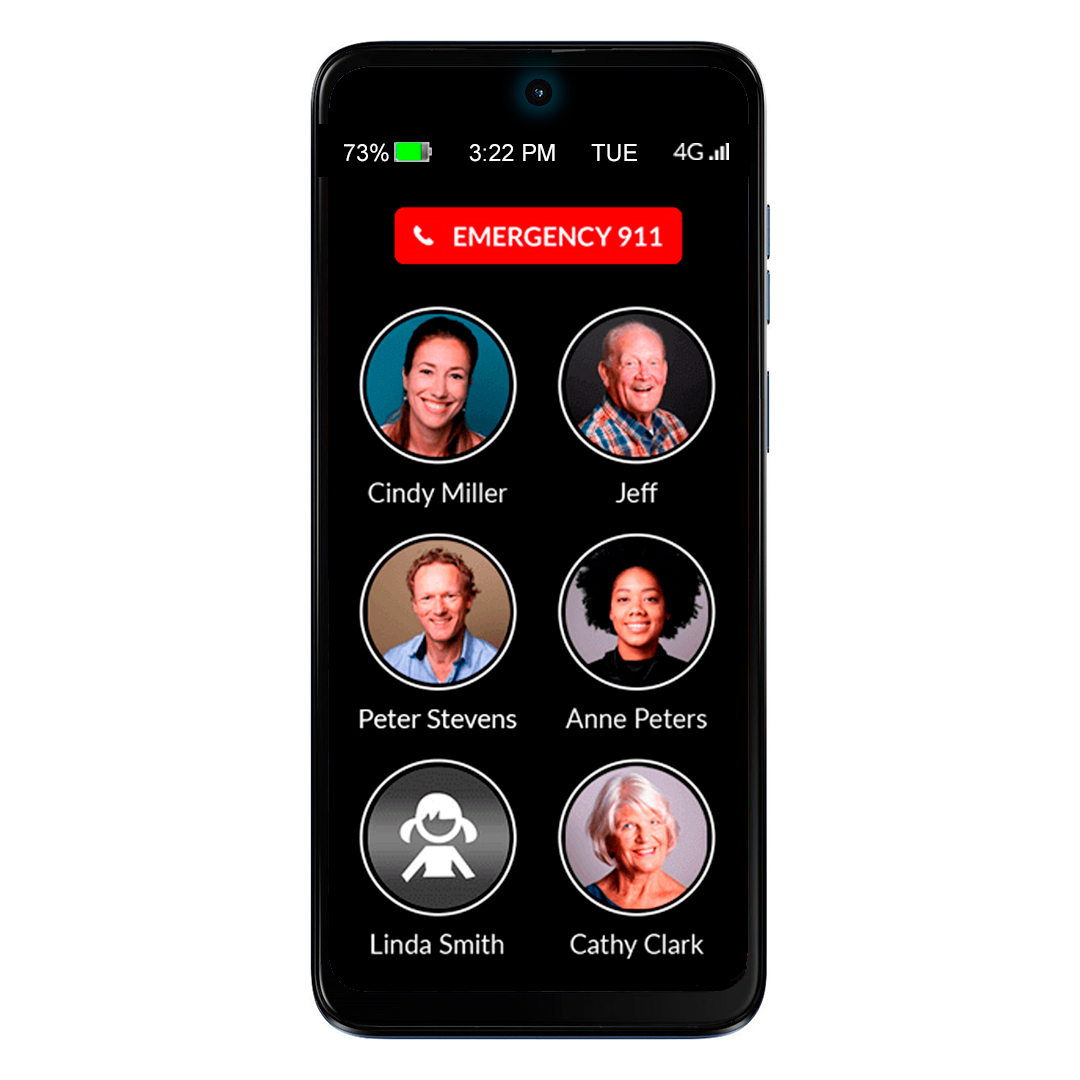 Memory Cell Phone for Seniors with Memory Loss (Verizon, AT&amp;T, T 