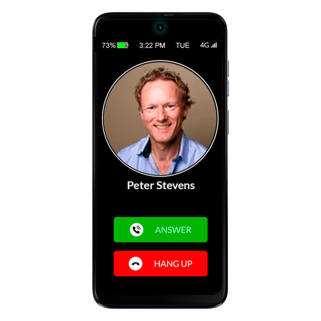 Memory Cell Phone for Seniors with Memory Loss (Verizon, AT&T, TMobile