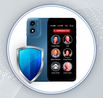 RAZ Memory Cell Phone | Easy-to-use phone for seniors with dementia