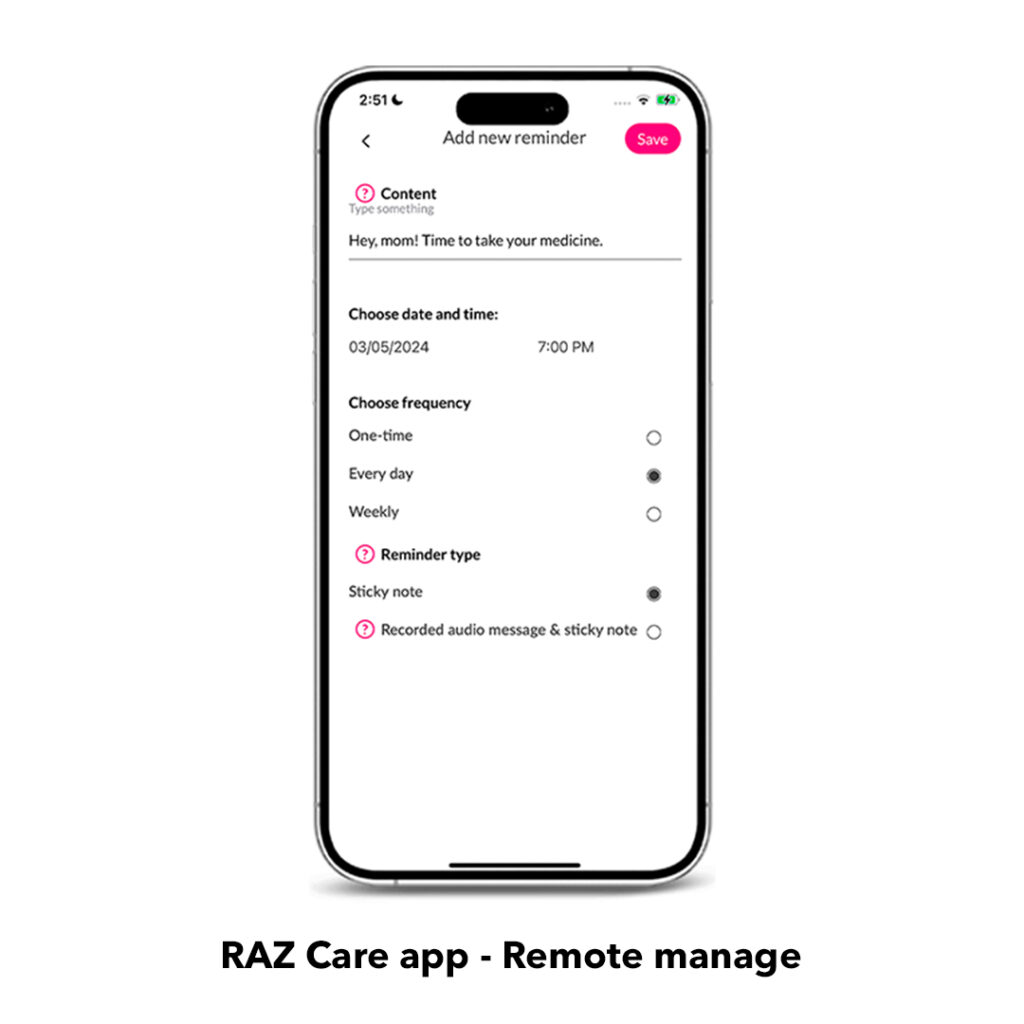 Memory Cell Phone for Seniors with Memory Loss (Verizon, AT&T, TMobile