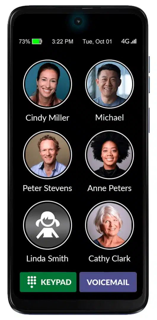 RAZ Memory Cell Phone for Seniors - Voicemail